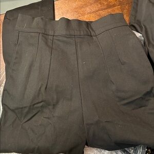 Vixen by Micheline Pitt Black Cigarette Pants